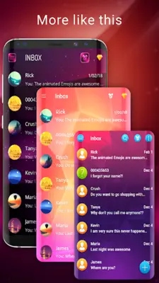 Color SMS to customise chat android App screenshot 1